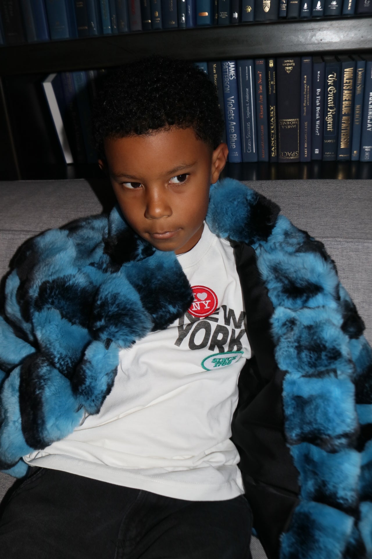 Kids fur coat hotsell